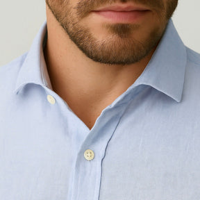 Camisa de Linho Manga Longa - Ocean